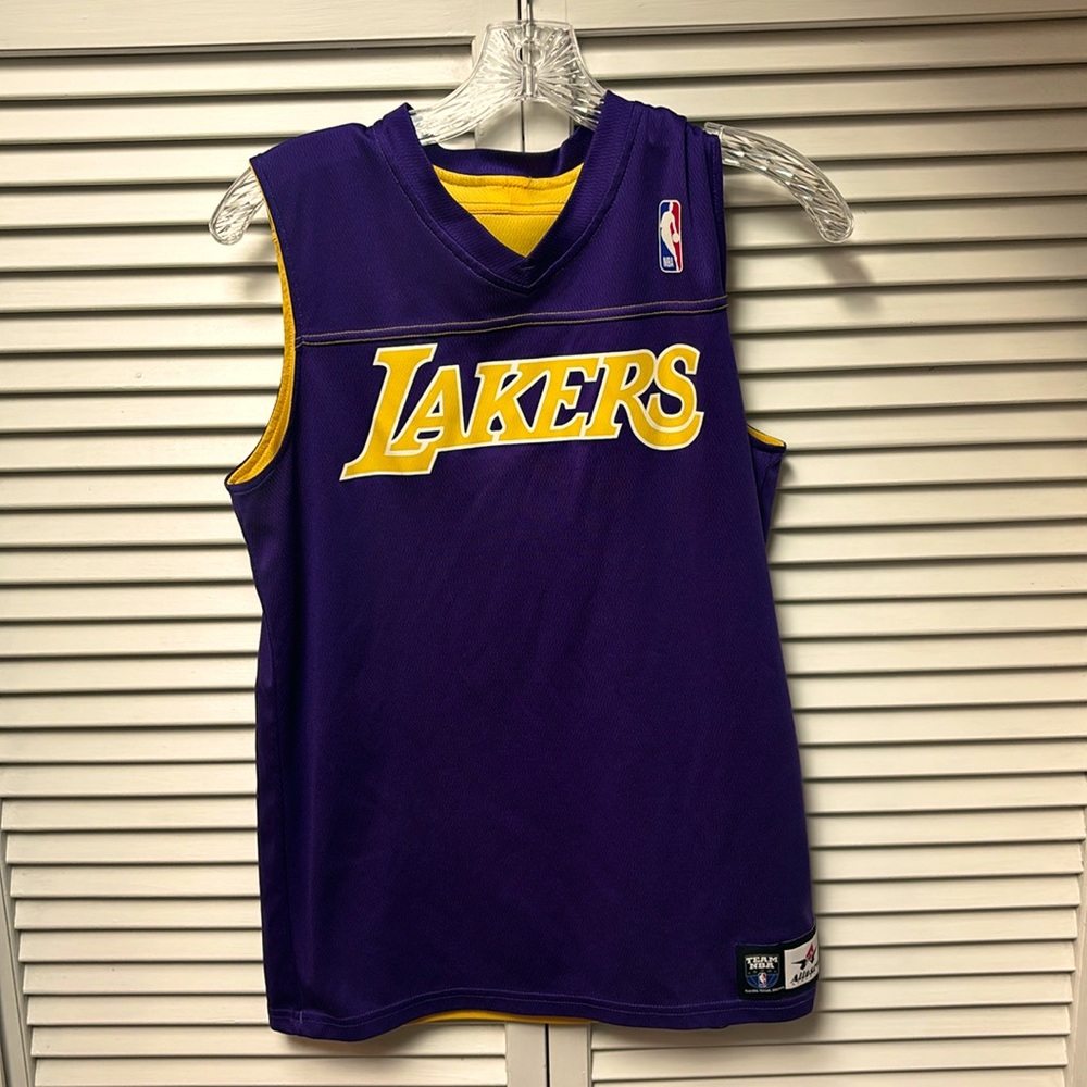 NBA Kids boys / girls large Lakers reversible jersey